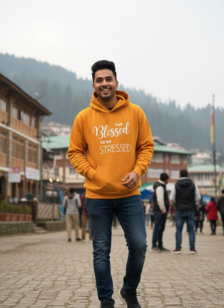 Too Blessed To Be Stressed Hoodie